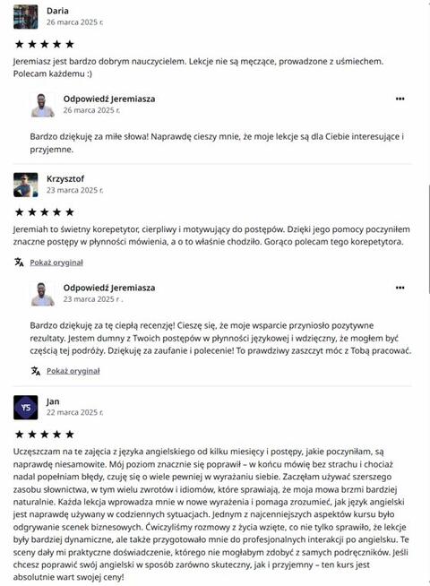 Mów pewnie po angielsku | Lekcje online