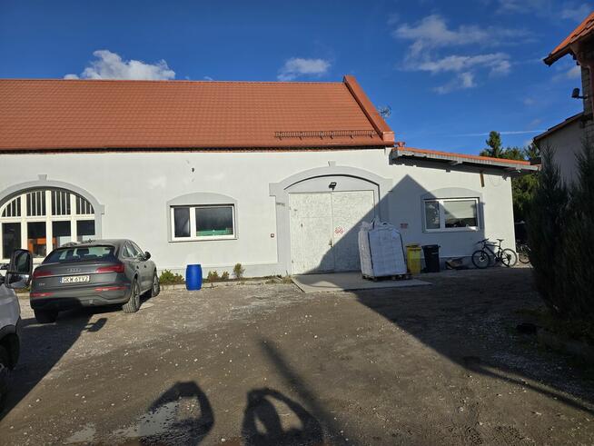 Dom z halą produkcyjną oraz pomieszczenia gospodarcze na wyn