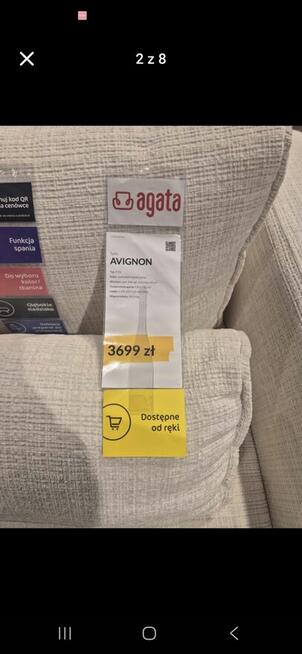 Sofa z funkcją spania
