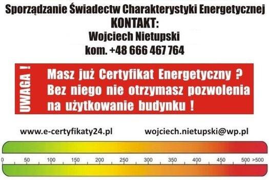 Tel. 666 467 764 ŚWIADECTWA ENERGETYCZNE BUDYNKÓW