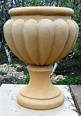 Piaskowiec, kamień naturalny, rzeźba, fontanna, donica