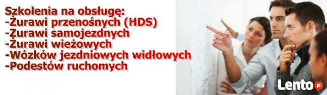 Kursy uprawnienia HDS dźwigi żurawie podnosniki podesty