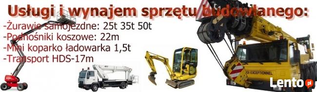 Usługi podnośnikiem koszowym Zduńska Wola Sieradz Szadek