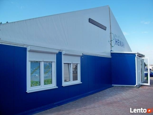 Hale namiotowe, namioty, hale magazynowe - produkcja