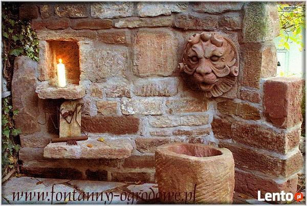 Fontanny ogrodowe z kamienia naturalnego