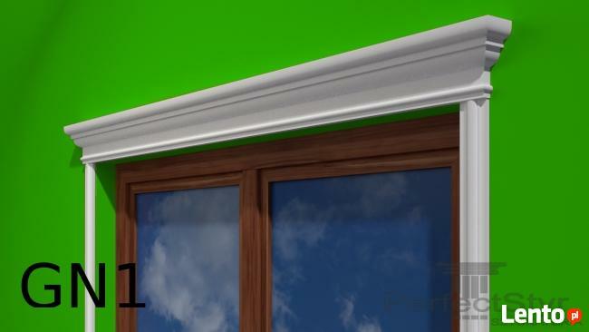 Gzymsy, Bonie, Listwy , Sztukateria elewacyjna