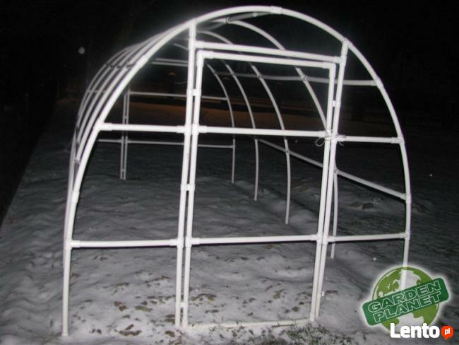 Tunele foliowe, tunel 3x6 Szklarnia PCV 18m2