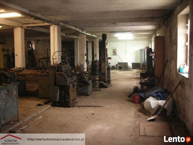 Ostrów k.Sulęcina. Budynek warsztatowy na dużej działce