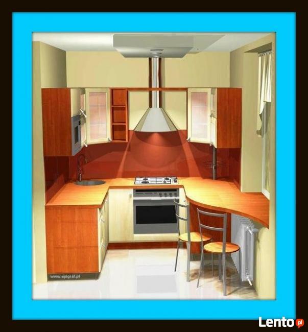 ZABUDOWA KUCHNI - SZAFY WNĘKOWE