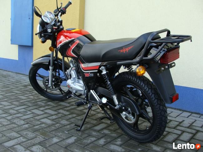 Motorower ZIPP ZV50 czerw.-czarn. NOWY Moto-Juzwex ZAMOŚĆ