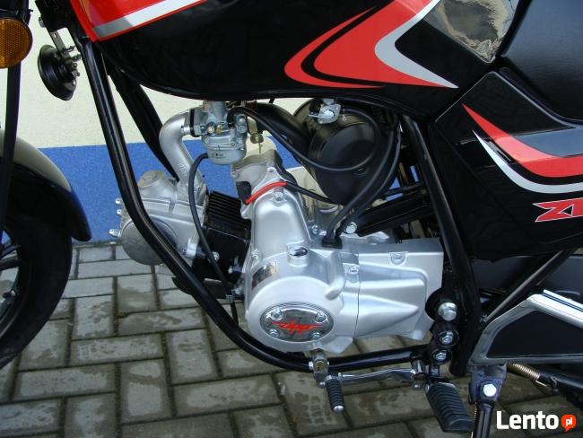 Motorower ZIPP ZV50 czerw.-czarn. NOWY Moto-Juzwex ZAMOŚĆ