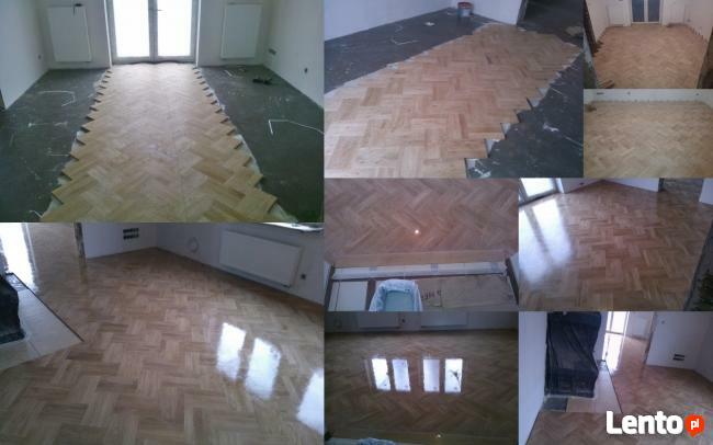 Podłogi drewniane cyklinowanie montaż