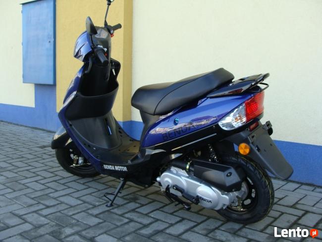 Skuter BENDA SMART kolor granatowy NOWY Moto-Juzwex Zamość