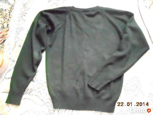 Sweterek męski czarny she.ldon rozmiar 32