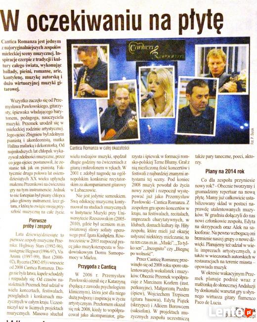Przemysław Pawlowski Cantica Romanza