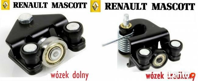 Dolny środkowy wózek rolka drzwi Rolki RENAULT MASCOTT 1999-