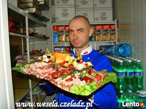 Kucharz na wesele wraz z kelnerami do wynajęcia.