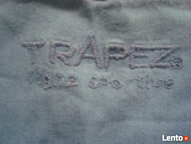 Koszula jeansowa meska TRAPEZ zapinana na guziki