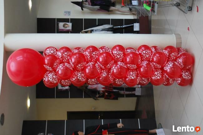 Wesele slub balony z helem w kształcie serca dostawa Wrocław