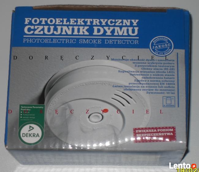 CZUJNIK DYMU FOTOELEKTRYCZNY - NOWY
