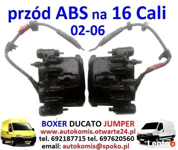 LEWY Zacisk hamulcowy ABS przód 16 Cali DUCATO BOXER JUMPER
