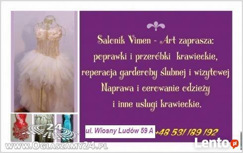 Naprawa i czyszczenie odzieży ślubnej i wizytowej