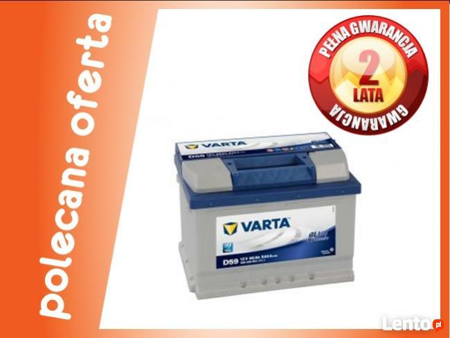 Akumulator VARTA Blue 60AH 540A D59 GWARANCJA 2LATA Katowice