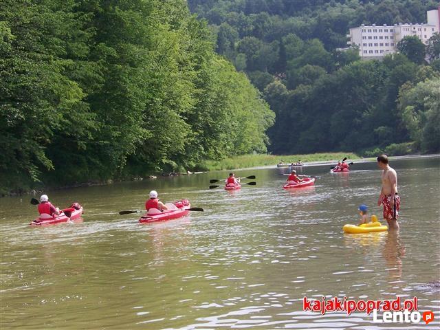 Wypożyczalnia kajaków, spływy kajakowe rzeką POPRAD
