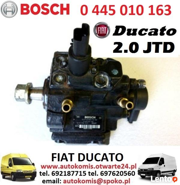 Pompa wtryskowa paliwa 0445010163 FIAT DUCATO 2.0 JTD 02-06