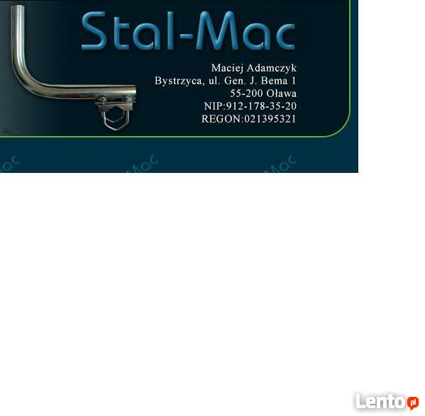 UCHWYT MASZTY SATELITARNE ANTENOWE GIECIE RUR SPAWANIE