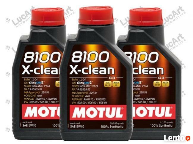 MOTUL 8100 X-CLEAN 5W40 5L 5W-40 KATOWICE