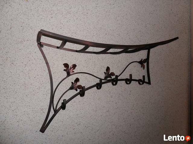 Meble kute wieszak kuty szafka półka na buty metaloplastyka