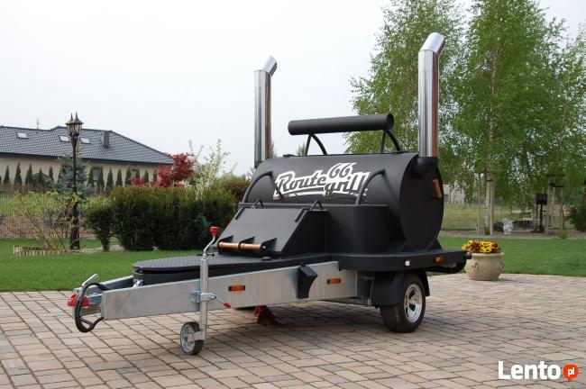 grill smoker bbq grill na przyczepie model Texas 4