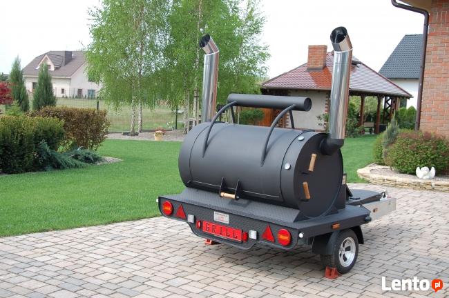 grill smoker bbq grill na przyczepie model Texas 4