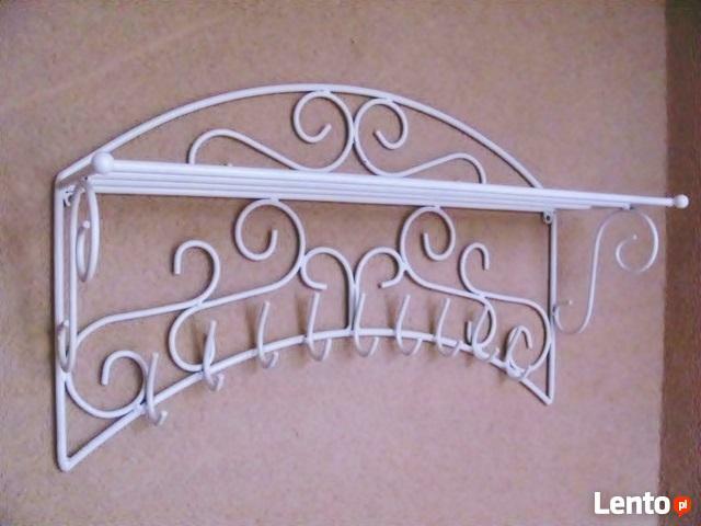 Meble kute wieszak kuty szafka półka na buty metaloplastyka