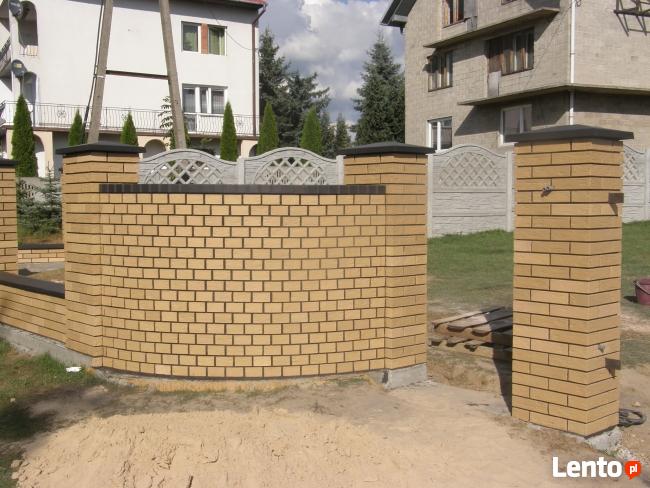 Ogrodzenia z kamienia i klinkieru