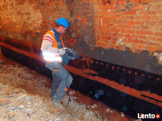 ODWODNIENIA DRENĄŻ OSUSZANIE IZOLACJE BUDYNKÓW ODGRZYBIANIE