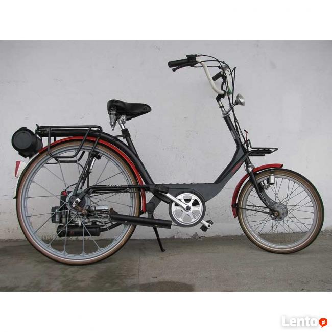 Holenderskie rowery z silnikiem spalinowym i elektrycznym