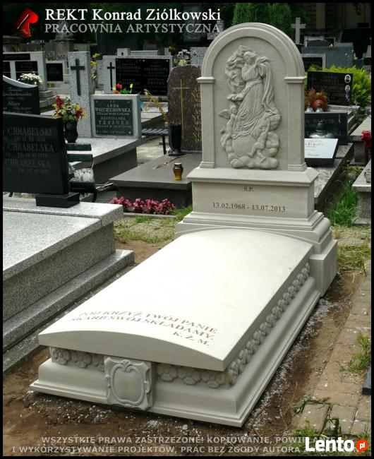 Artsytyczne ekskluzywne nagrobki z piaskowca granitu