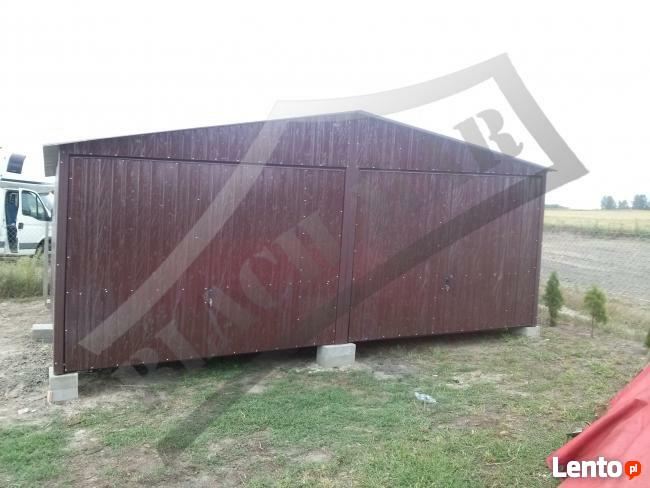 Garaż blaszany Blaszak 6x6 KOLOR WZMOCNIONY PRODUCENT