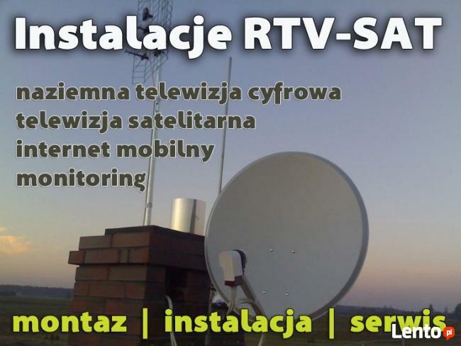 Montaż Anten DVB-T Satelitarnych Telewizja Cyfrowa Bielany