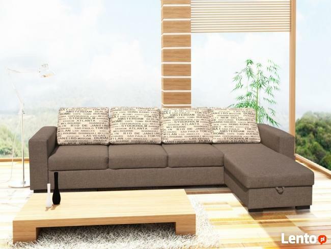 Narożnik MILKO dodatkowe siedzisko funkcja spania. ZOBACZ