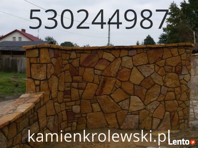 Elewacja z kamienia,ogrodzenie z kamienia