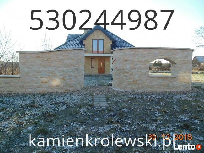 Elewacja z kamienia,ogrodzenie z kamienia