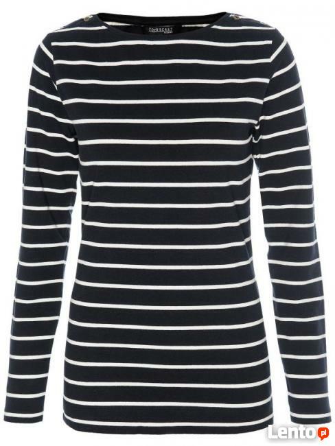 T-shirt w paski Top Secret