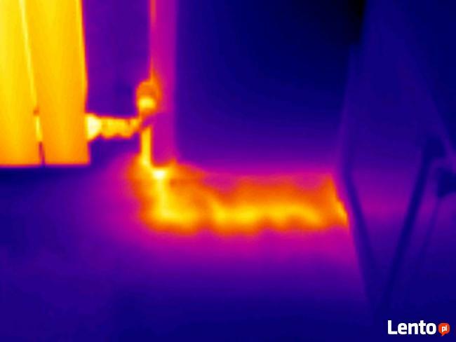 Kamera termowizyjna Łódź. Sprawdzenie wilgotności ścian.