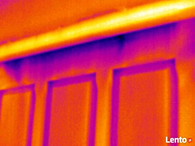 Kamera termowizyjna Łódź. Sprawdzenie wilgotności ścian.