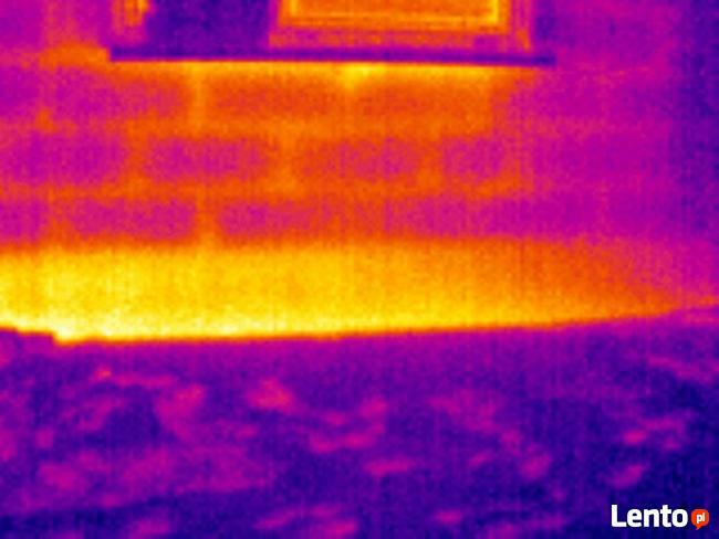 Kamera termowizyjna Łódź. Sprawdzenie wilgotności ścian.