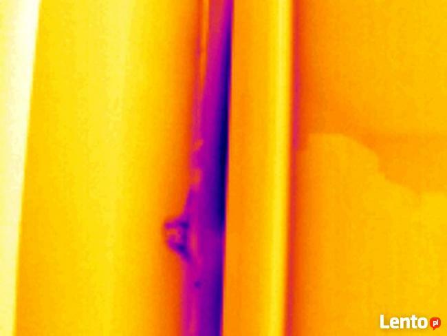 Kamera termowizyjna Łódź. Sprawdzenie wilgotności ścian.