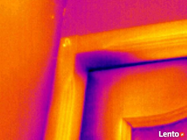 Kamera termowizyjna Łódź. Sprawdzenie wilgotności ścian.
